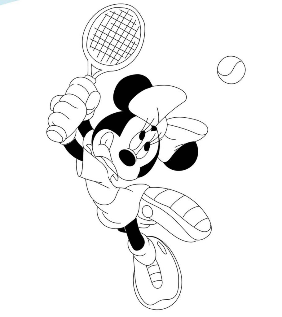 Top free printable tennis coloring pages online