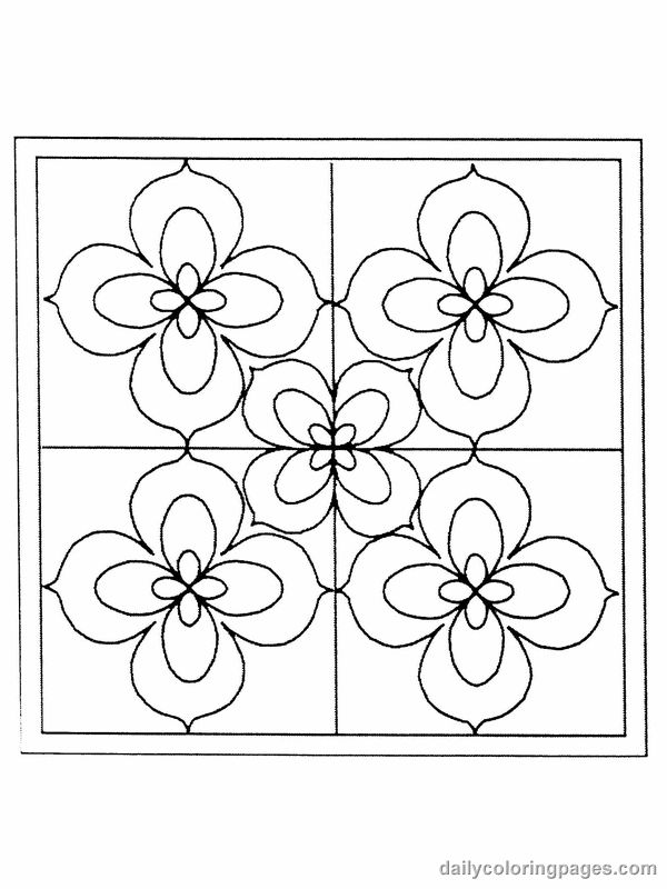 Stained glass flower coloring pages flower coloring pages stained glass flowers coloring pictures