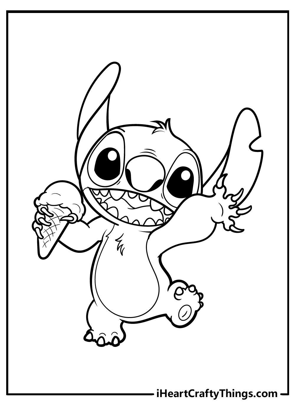 Lilo stitch coloring pages free printables