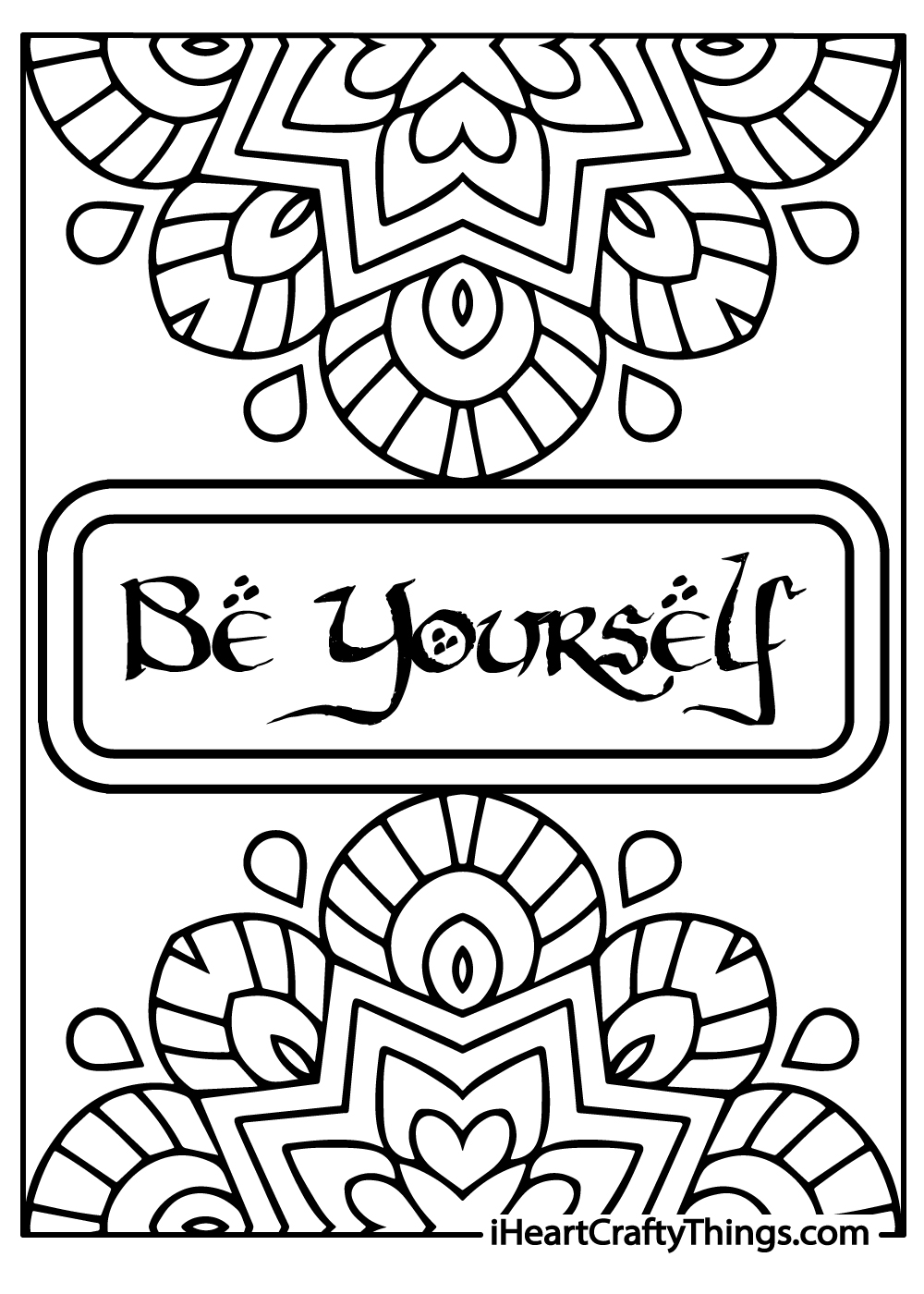 Stress relief coloring pages free printables