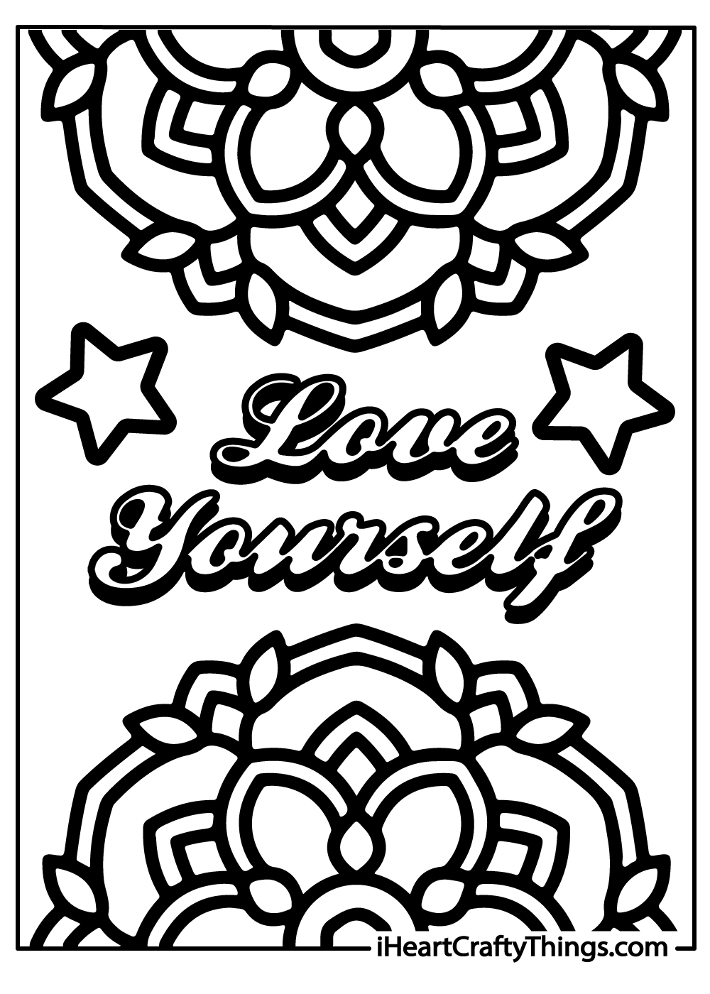 Stress relief coloring pages free printables