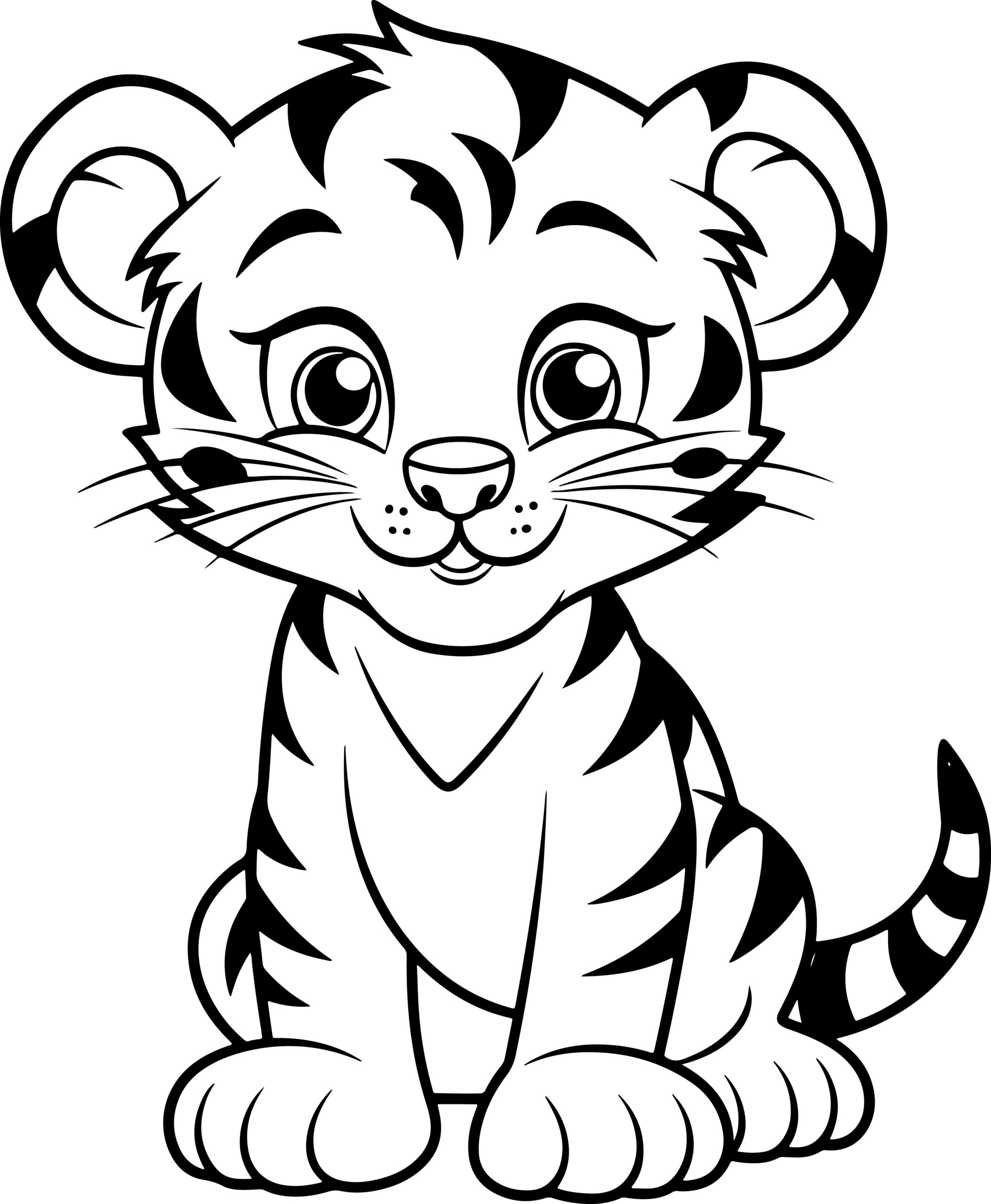 Tiger coloring book for kids tiger coloring pages made by teachers