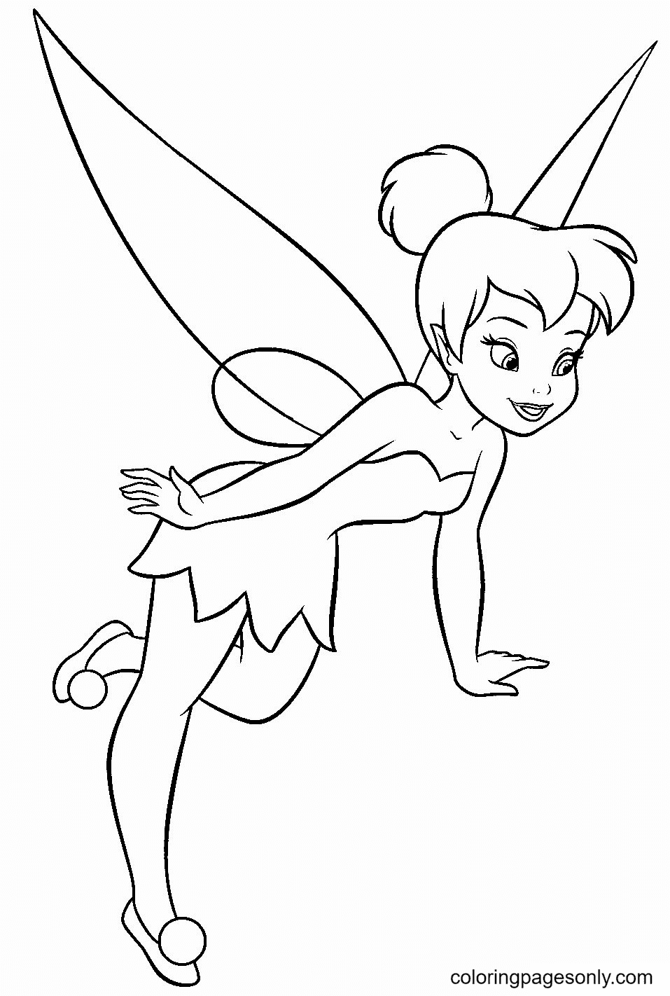 Tinkerbell coloring pages