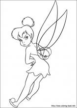 Tinkerbell coloring pages on coloring