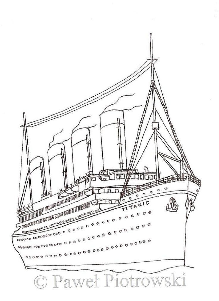 Best titanic images on coloring pages britannic coloring pages