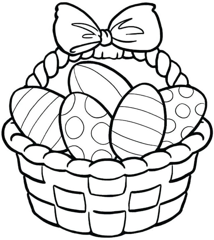 Printable easter egg coloring pages pdf