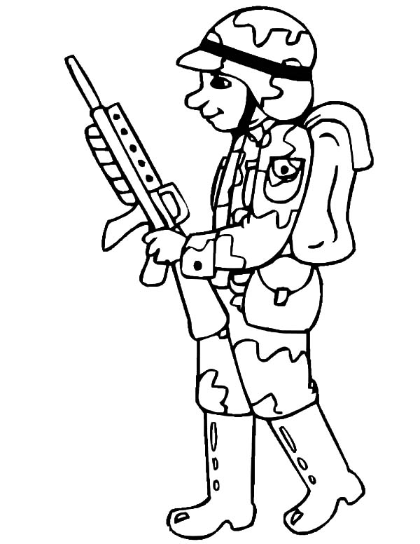 Coloring pages drawing military soldie coloring pages