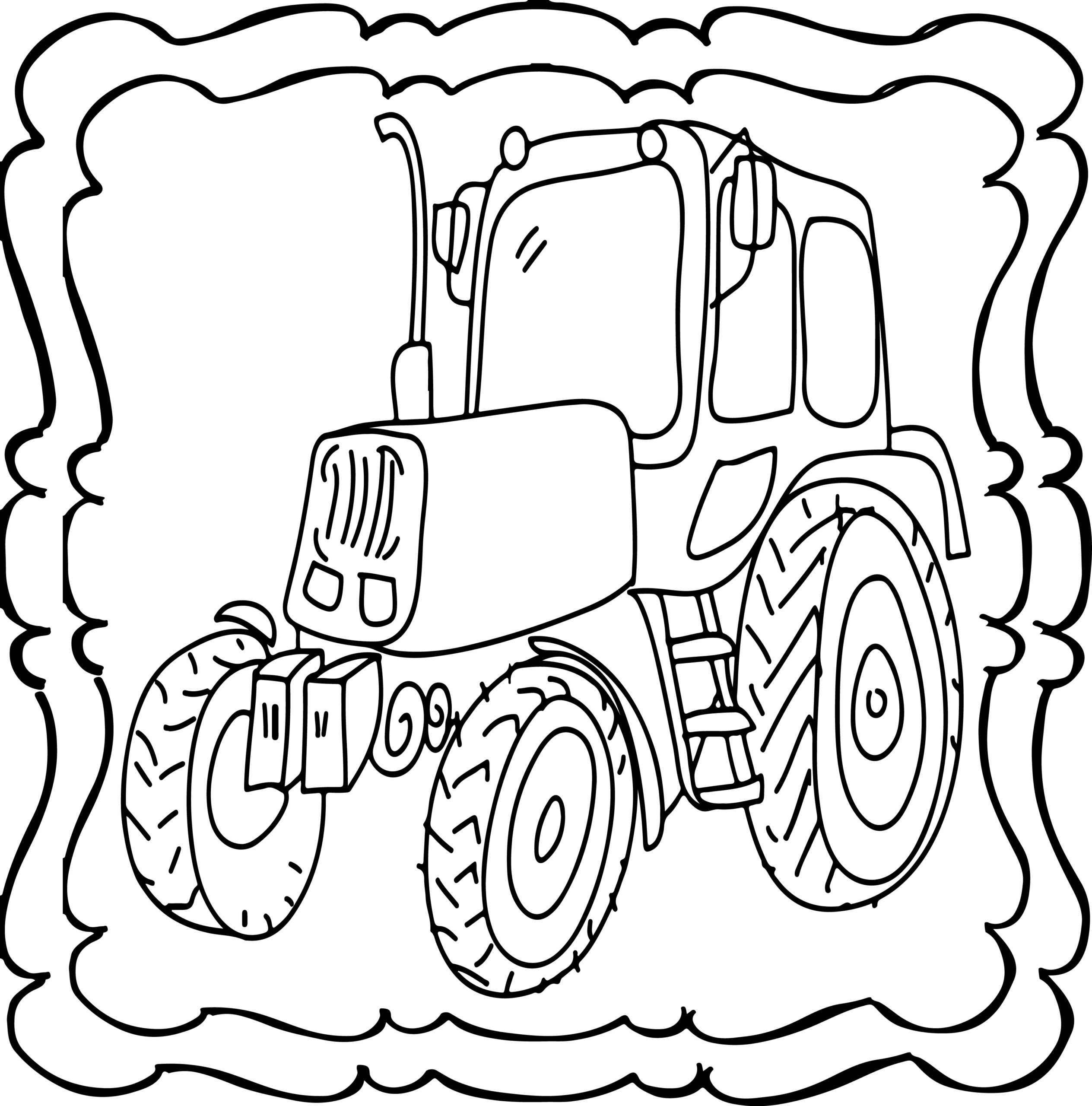 Tractor coloring book easy and fun tractors coloring book for kids made by teachers