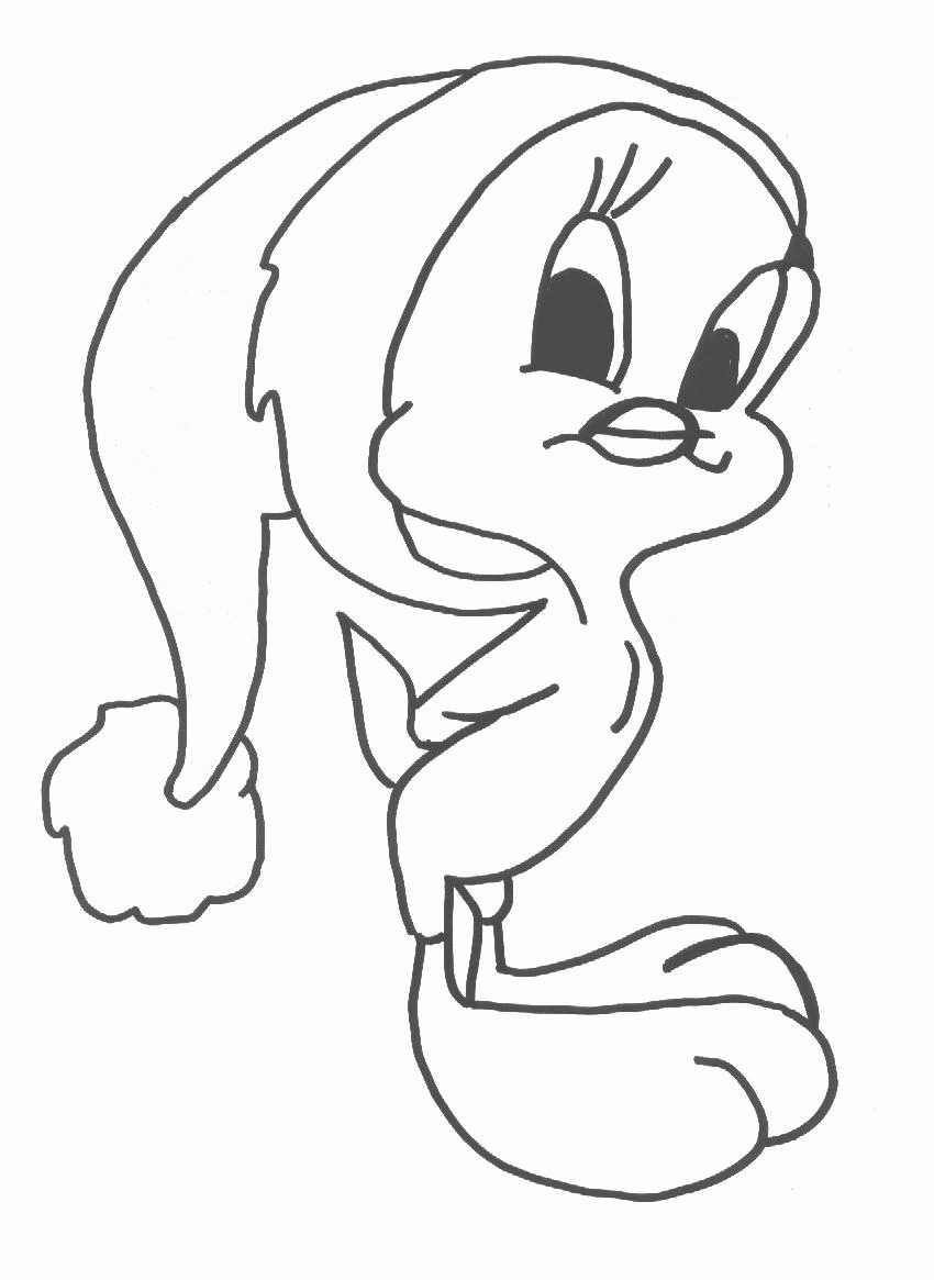 Free printable tweety bird coloring pages for kids