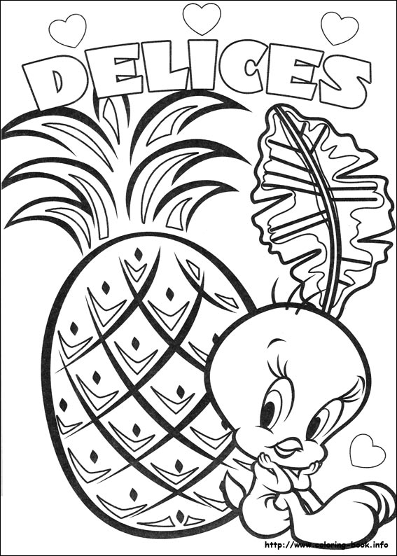 Tweety bird coloring pages free printable