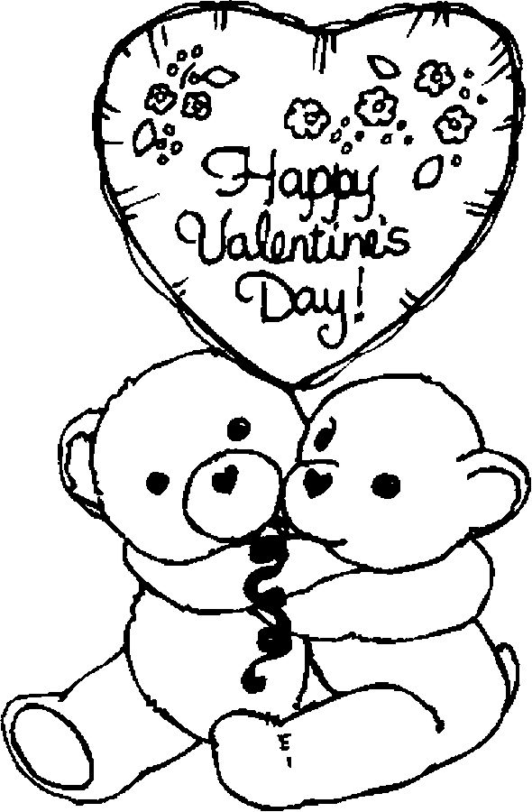 Free printable valentines day coloring pages