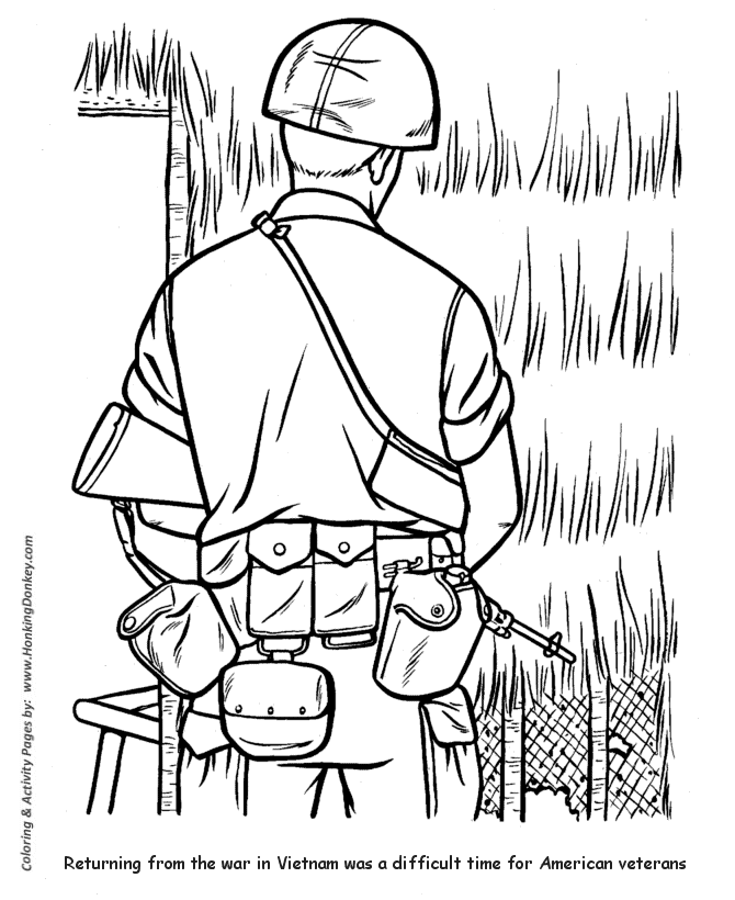 Veterans day coloring pages