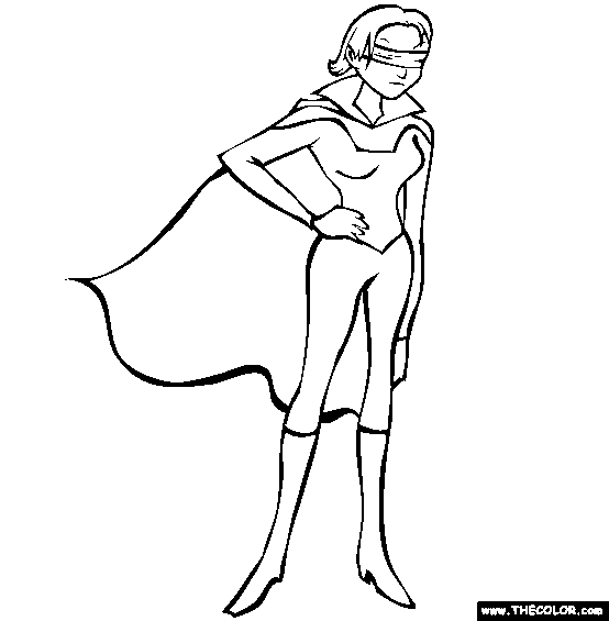 Super villains online coloring pages