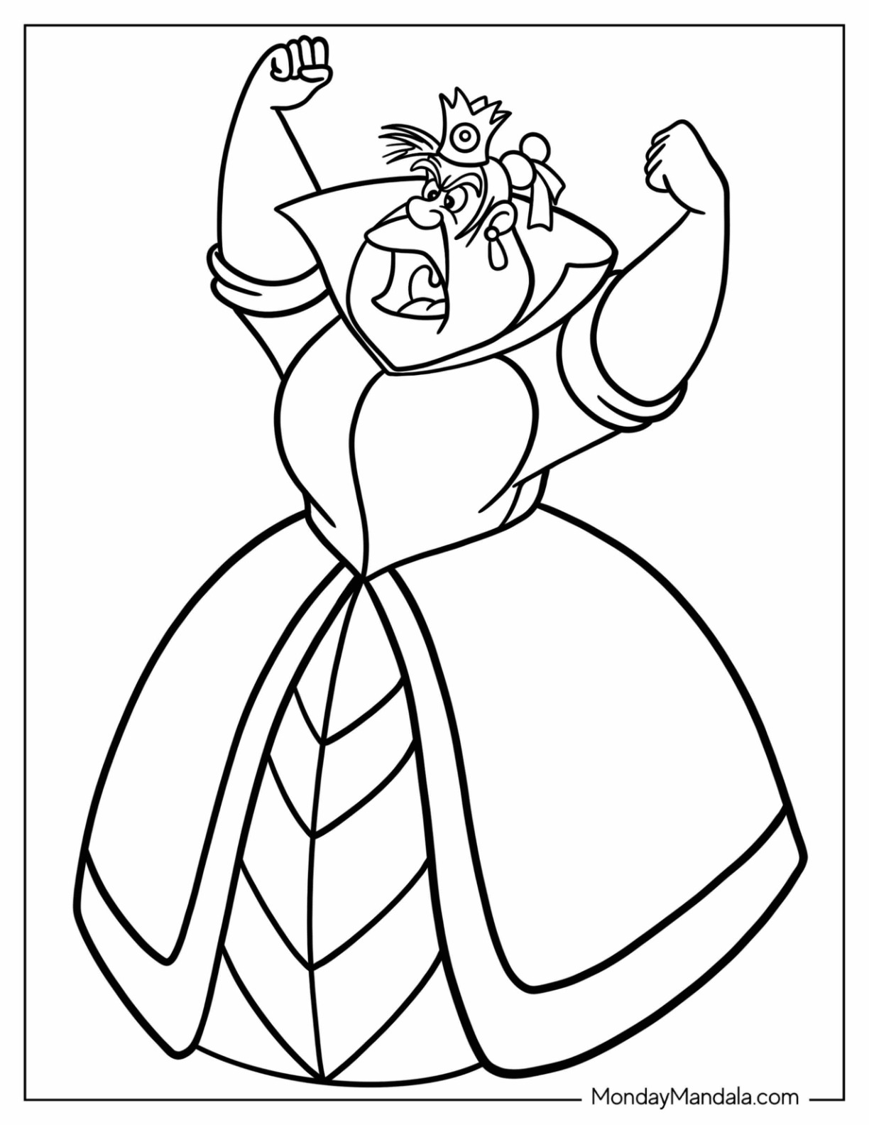 Disney villain coloring pages free pdf printables