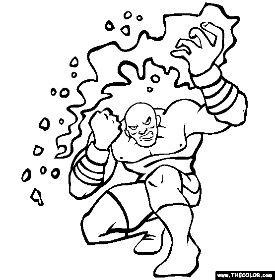 Super villains online coloring pages