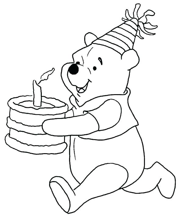 Coloring pages baby pooh bear coloring pages