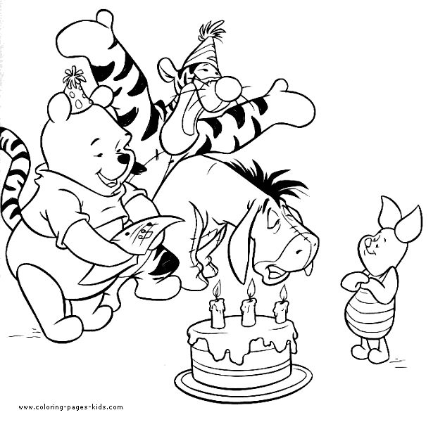 Winnie the pooh coloring pages