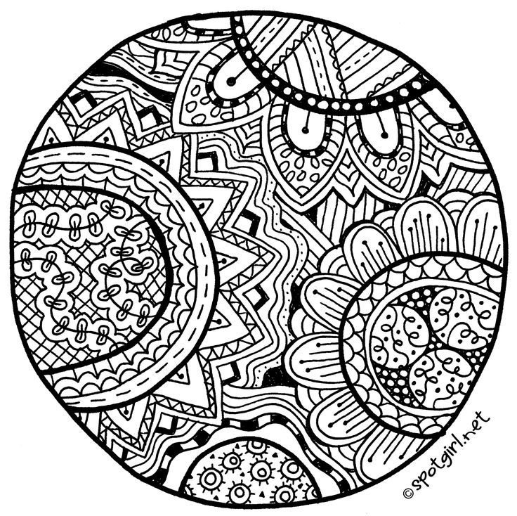 Zentangle patterns pattern coloring pages coloring pages