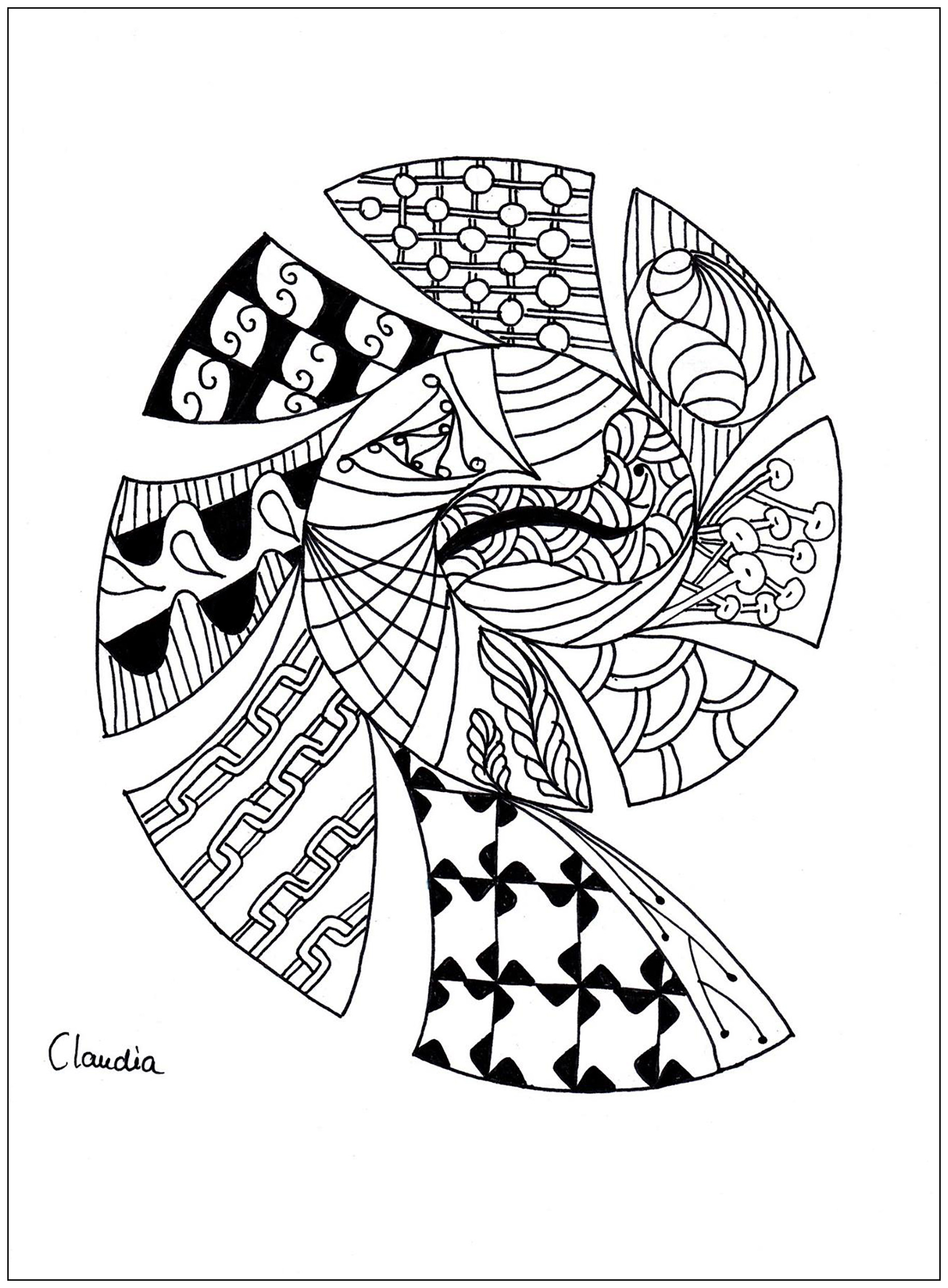 Zentangle for children