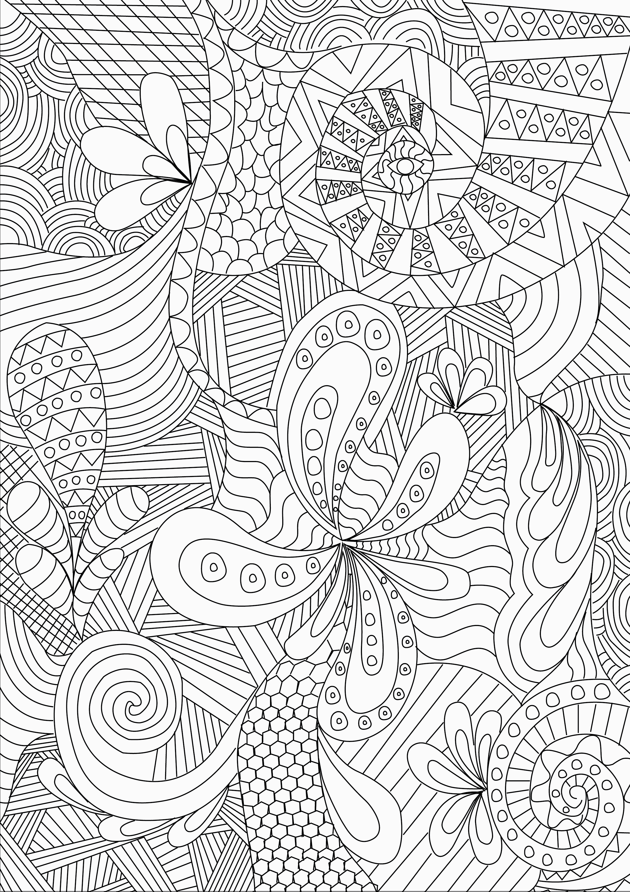 Zentangle louring pages