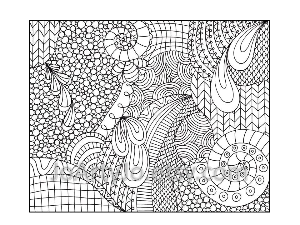 Coloring pages to print zentangle inspired printables pages