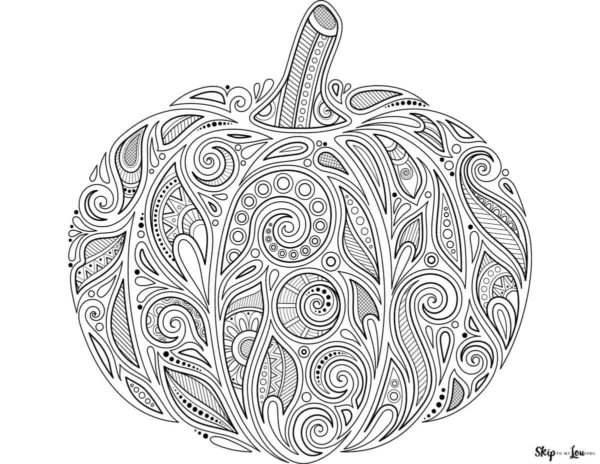 Pumpkin coloring pages skip to my lou
