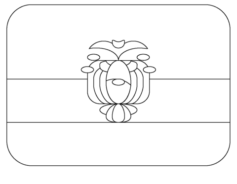 Flag of ecuador emoji coloring page free printable coloring pages