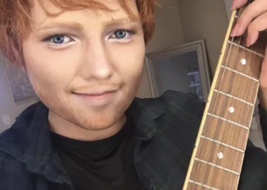 This woman transformed herself into ed sheeran and its honestly insan