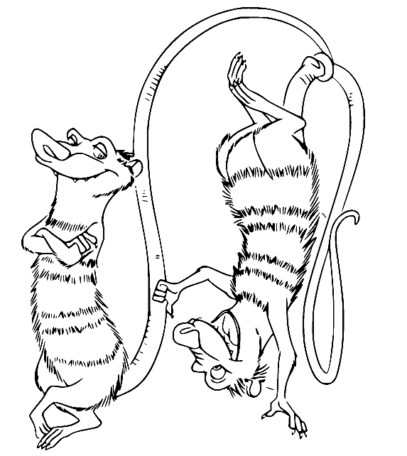 Ice age coloring pages printable for free download