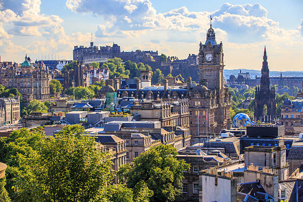 Edinburgh skyline stock photos pictures royalty