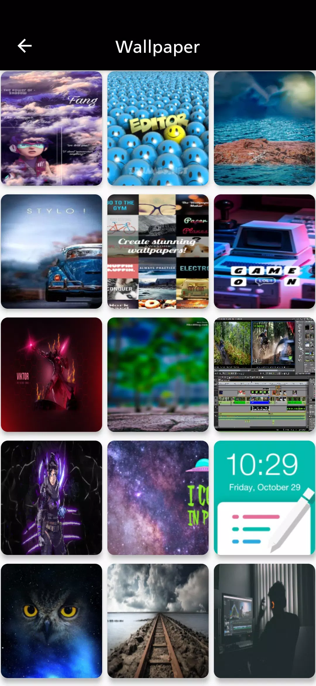 Editor wallpaper k apk pour android tãlãcharger