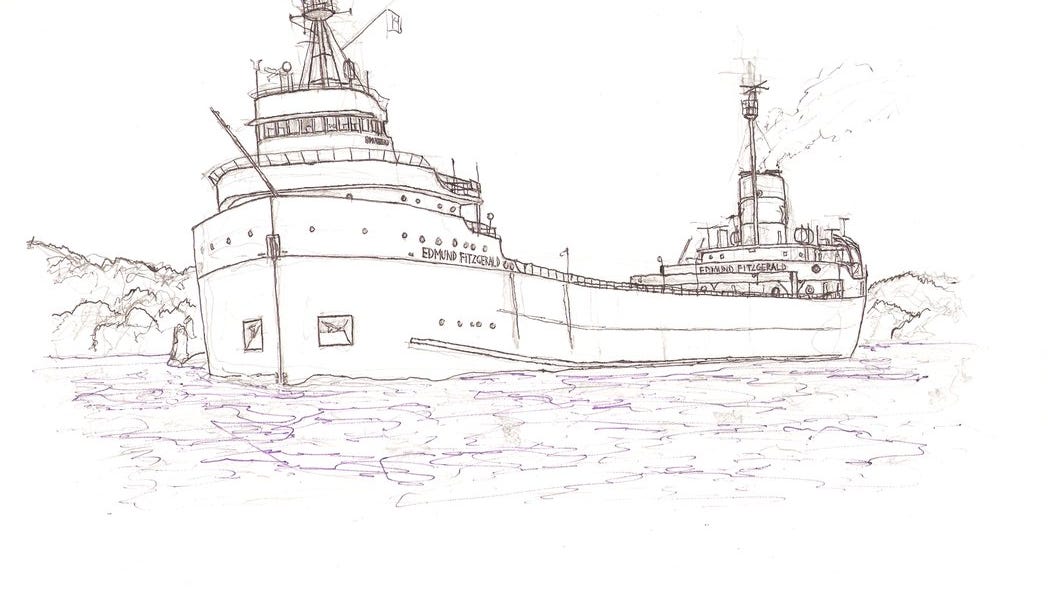 The edmund fitzgerald through artists eyes