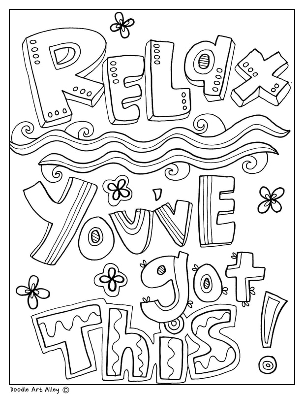 Educational quotes coloring pages