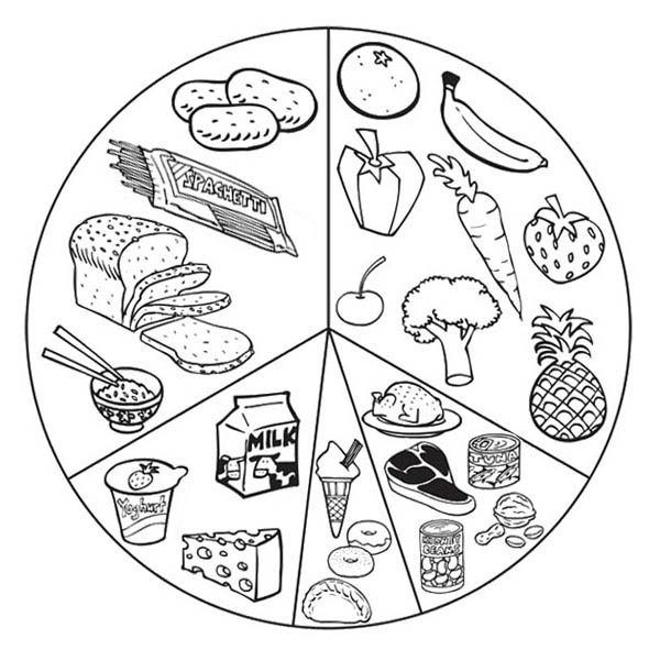 Health food coloring pages sketch coloring page food coloring pages fruit coloring pages food coloring