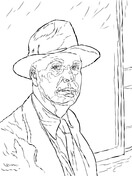 Edward hopper coloring pages free coloring pages