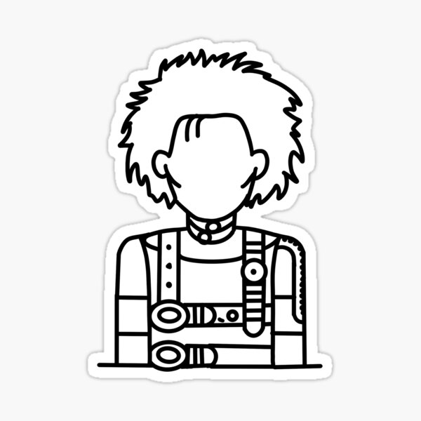 Edward scissor hands stickers for sale