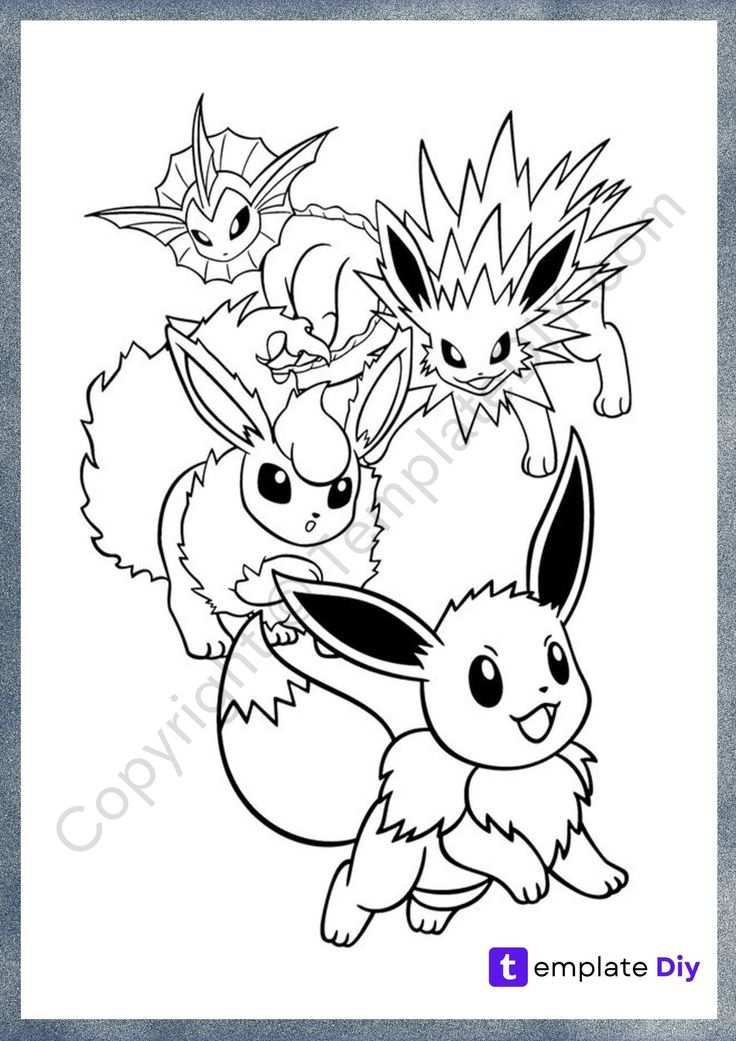 Printable eevee pokemon coloring pages in pdf pokemon coloring pages pokemon coloring coloring pages