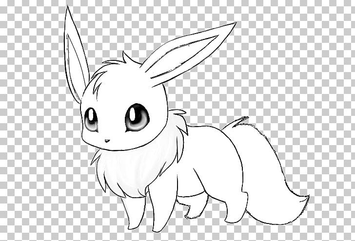 Coloring book whiskers line art eevee black and white png clipart anime carnivoran cartoon cat like