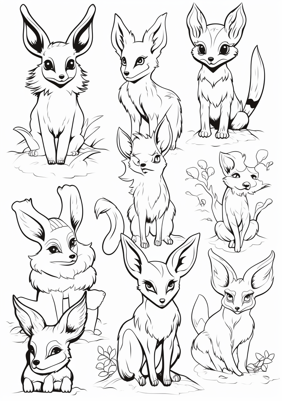 Eevee evolution coloring pokemon s top coloring picks fun art s coloring