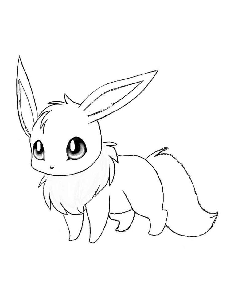 Eevee coloring pages coloring pages eevee color