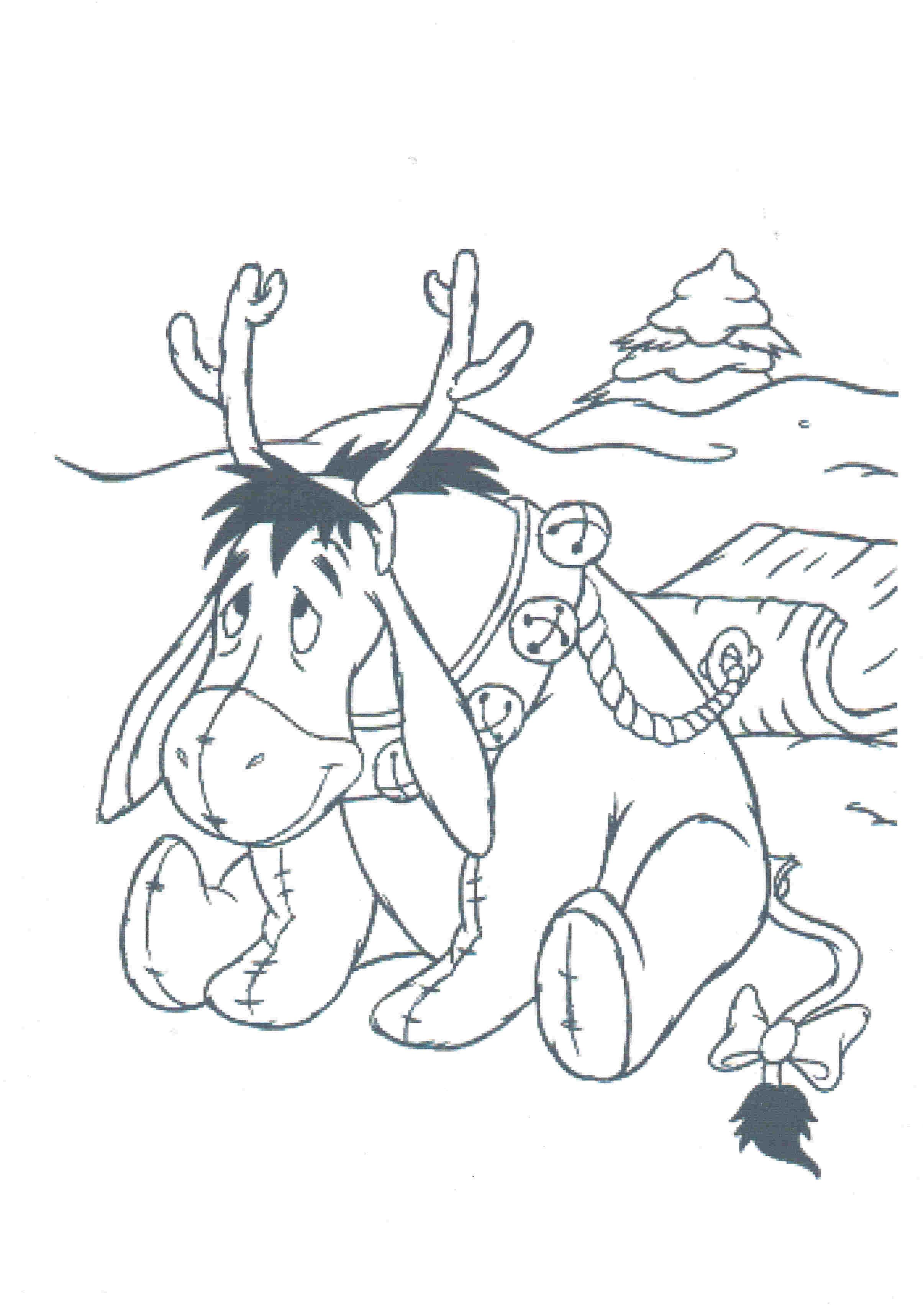 Eeyore precious moments coloring pages christmas coloring pages coloring pages