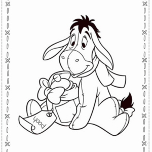 Eeyore coloring pages printable for free download