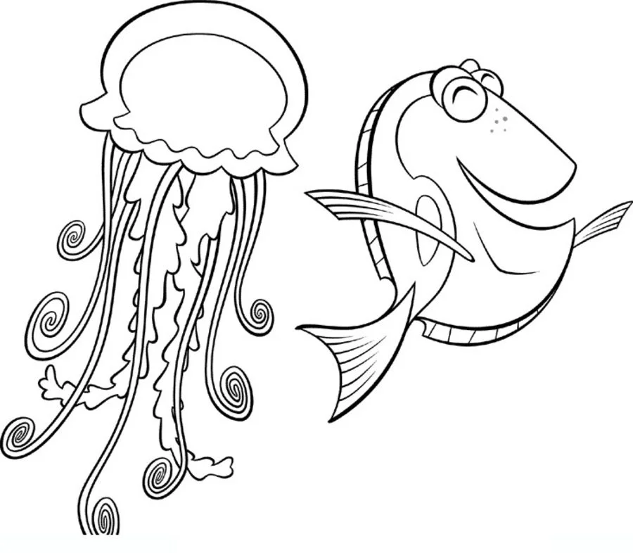 Coloring pages portuguese man of war printable for kids adults free