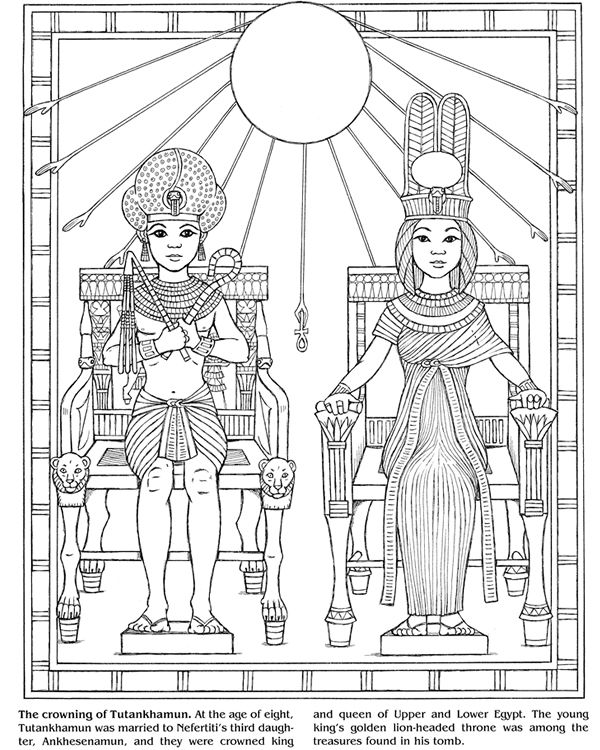 Wele to dover publications coloring pages coloring books ancient egypt for kids