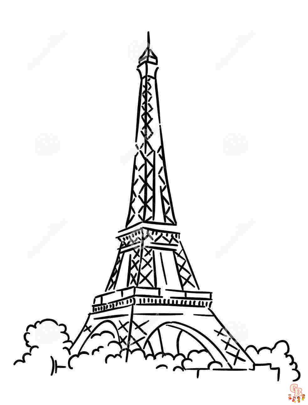 Discover the best eiffel tower coloring pages for free on