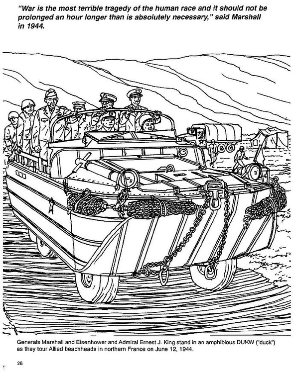 Coloring page marshall eisenhower king