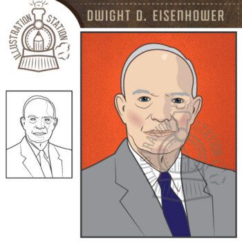 Dwight d eisenhower clip art dwight famous people in history eisenhower