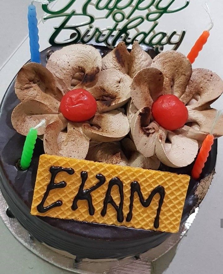 Ekam happy birthday cake yummy cakes happy birthday cakes birthday cake