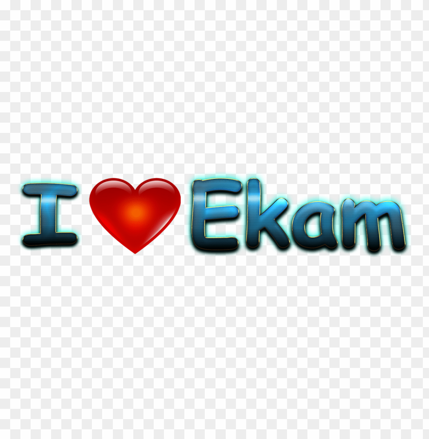 Download ekam heart name png images background