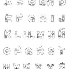 Spanish alphabet coloring pages